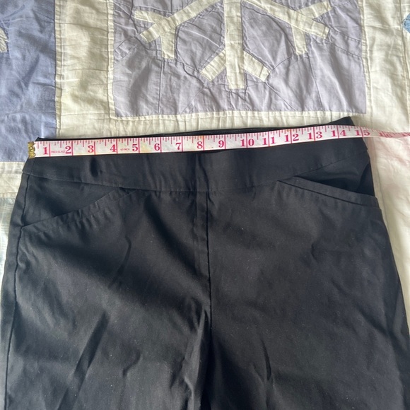 Counterparts Womens Pull on Black Classic Work Office Slim Fit Pants Size 8 - Picture 11 of 12